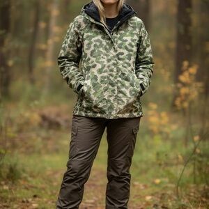 Burton Green Camouflage Women's Ski Jacket